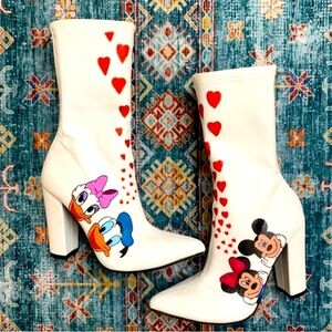 Custom drawn Nasty Gal ankle boots. Size 7.